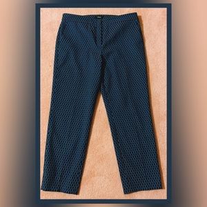 Women’s Theory blue and silver/white pants